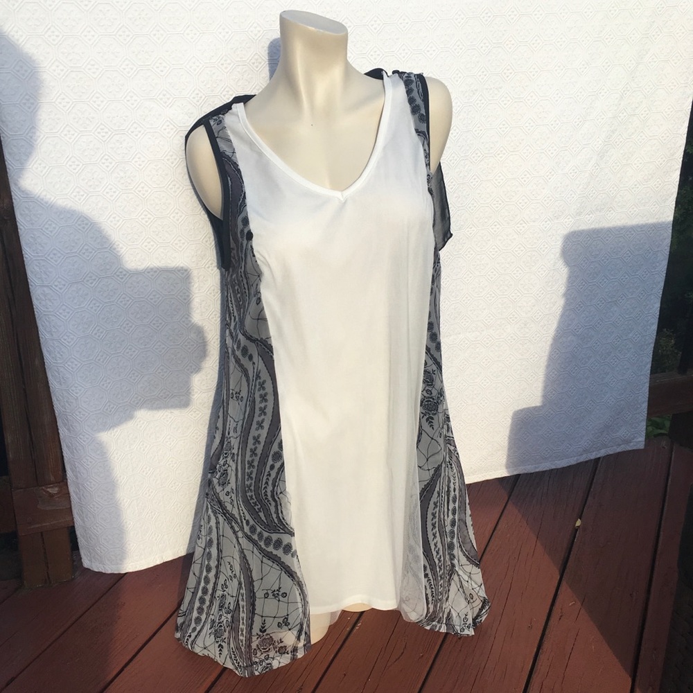 Pretty Angel Silk Long Shirt w/ Detachable Scarf